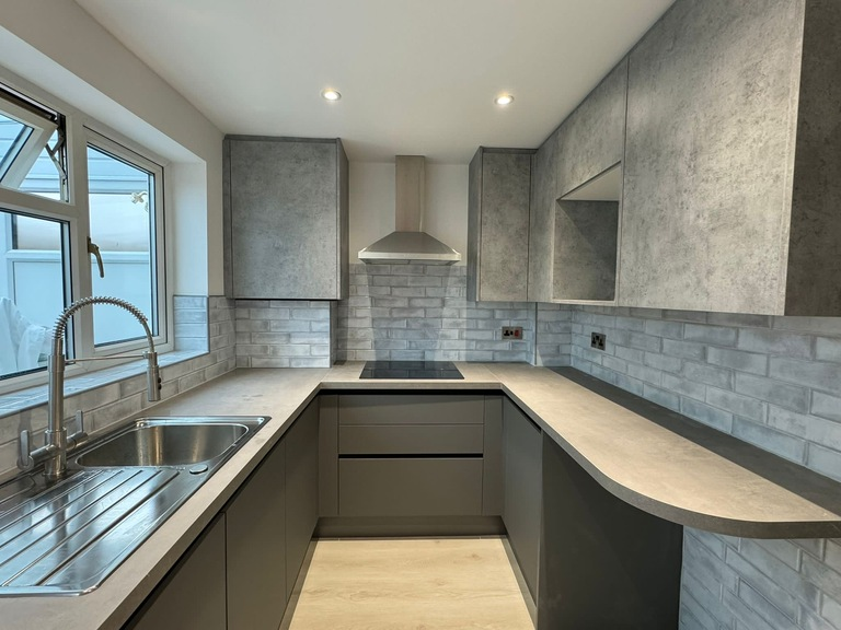 Contemporary Grey Kitchen — Kitchen renovation by NW Building Solutions Ltd
