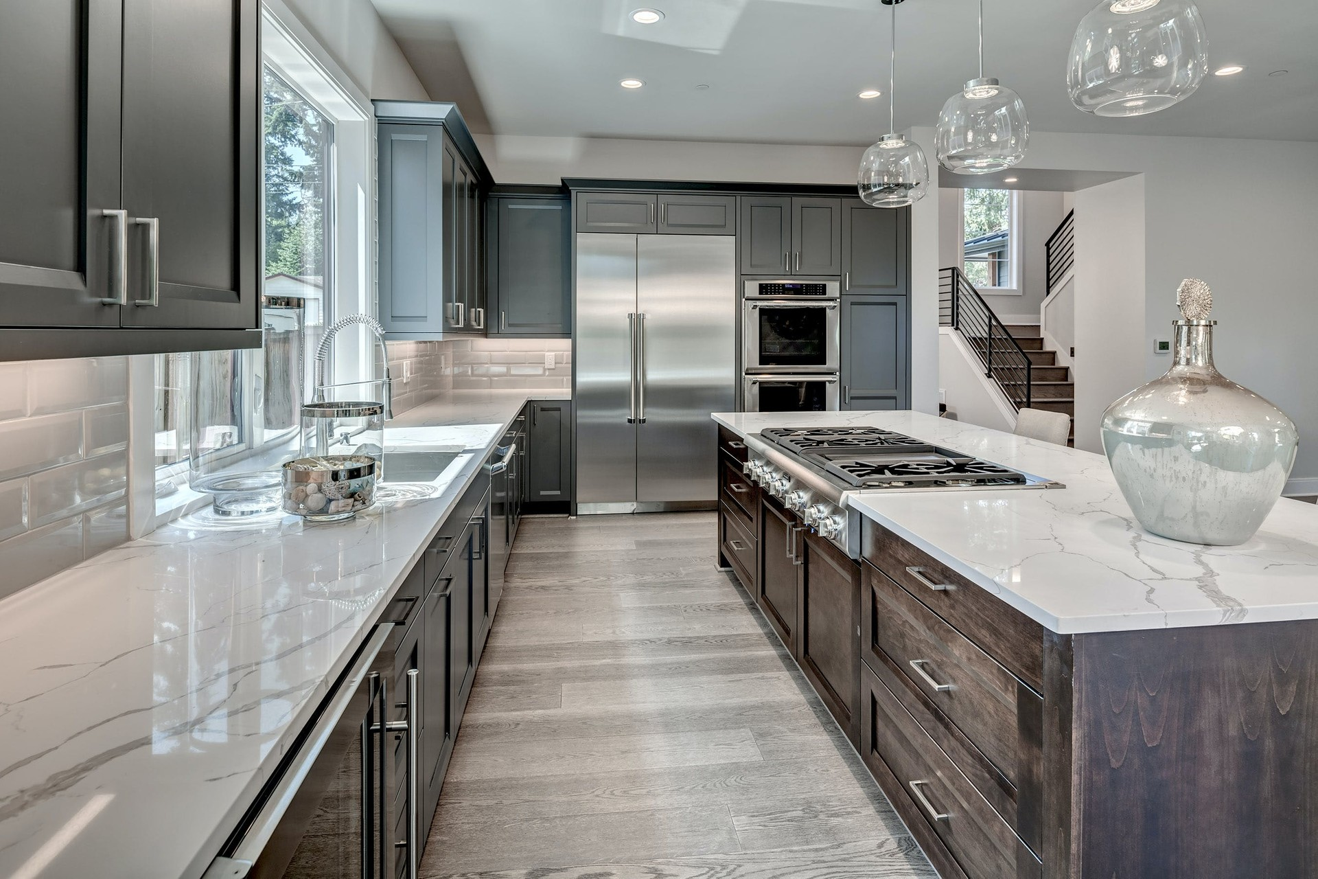 Open-Plan Island Kitchen — Kitchen renovation by NW Building Solutions Ltd